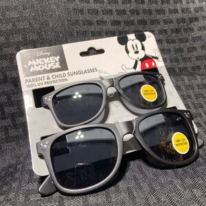 Disney Mickey Mouse Parent & Child Sunglasses - Black New